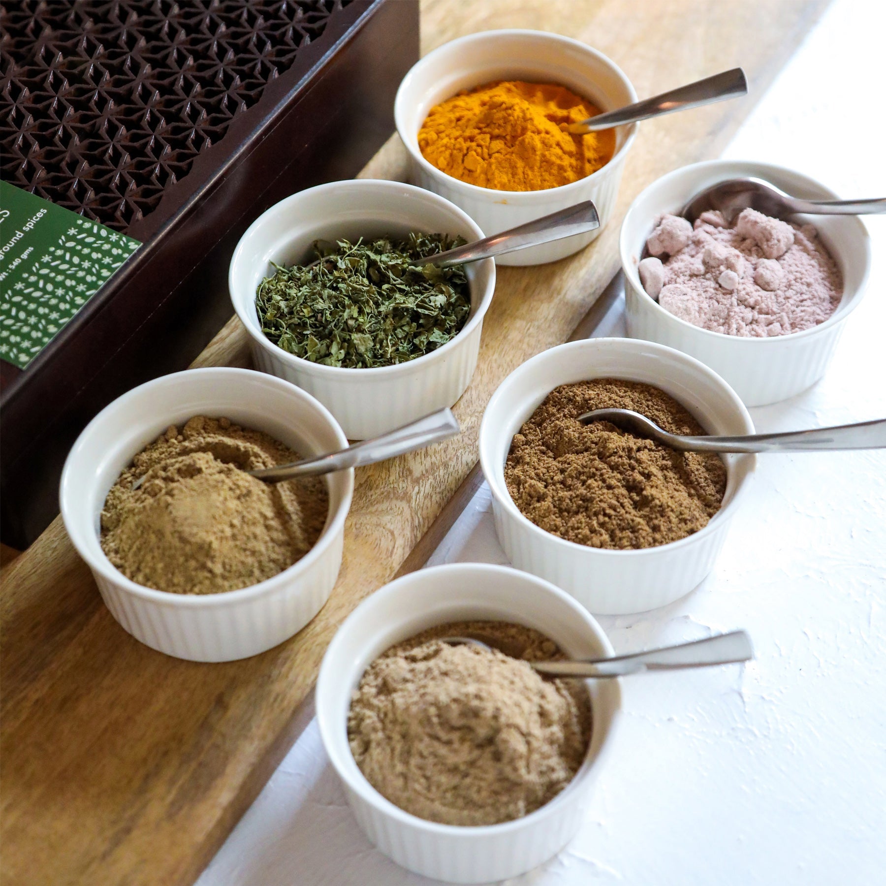 Assortment of Exotic Indian Ground Spices 1270g