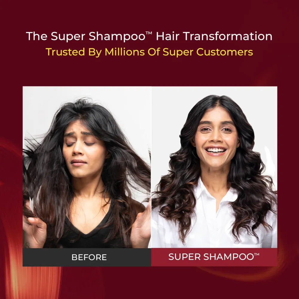 Biotin & Protein Rich Super Shampoo for Daily Nourishment, Damage & Frizz Control - Travel Pack - 150ml 150ml