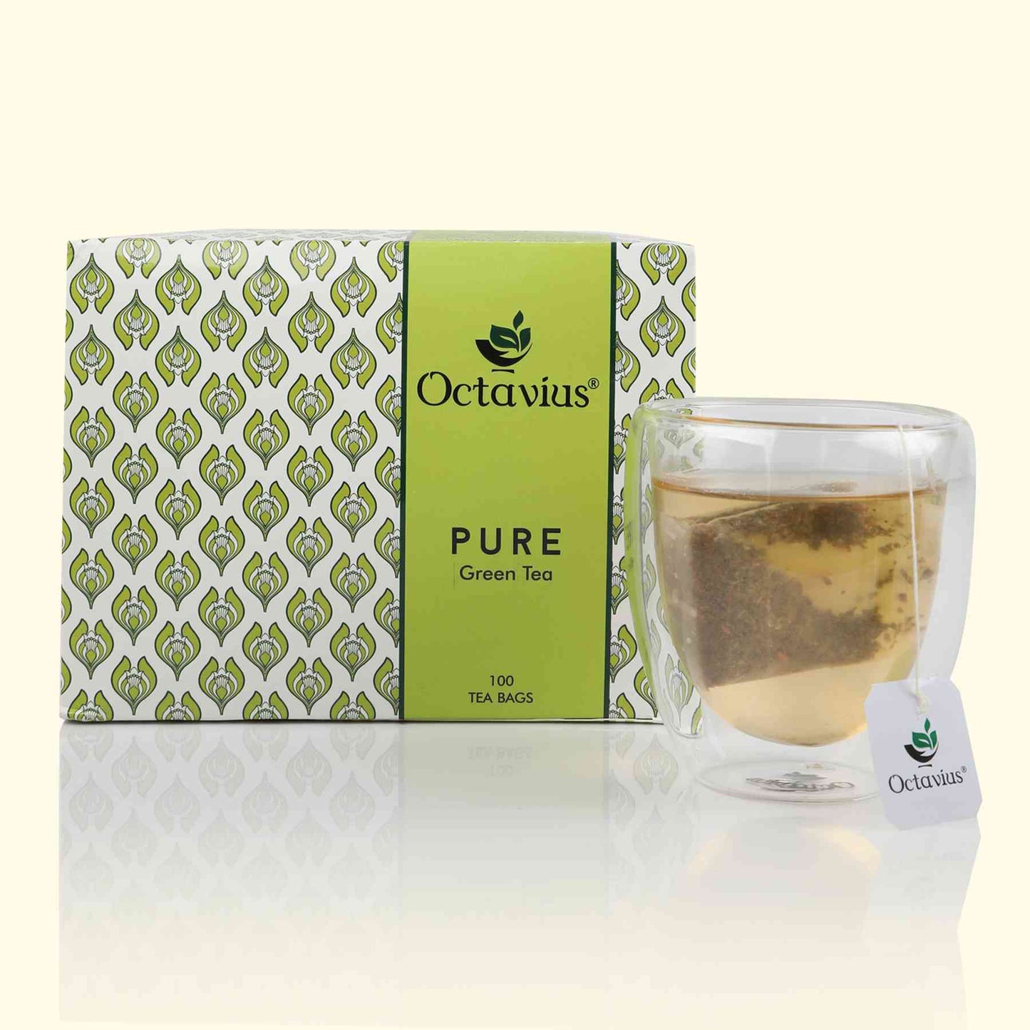Pure Green Tea - 100 Unenveloped  Teabags (2gm Each) 2g
