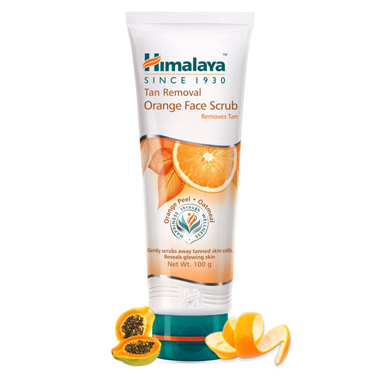 【Himalaya】 Tan Removal Orange Face Scrub｜タンレモヴァルオランジフェイススクラブ