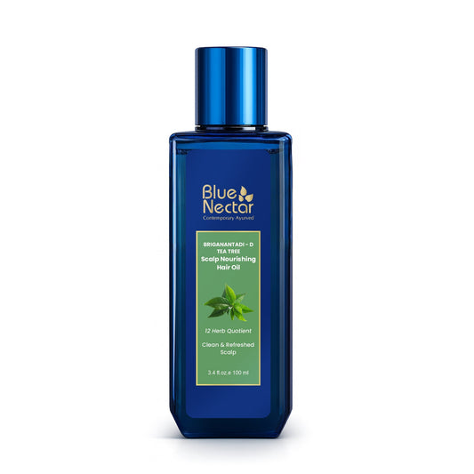 Briganantadi Tea Tree Anti Dandruff Oil for Hair | Clean & Healthy Scalp 100ml