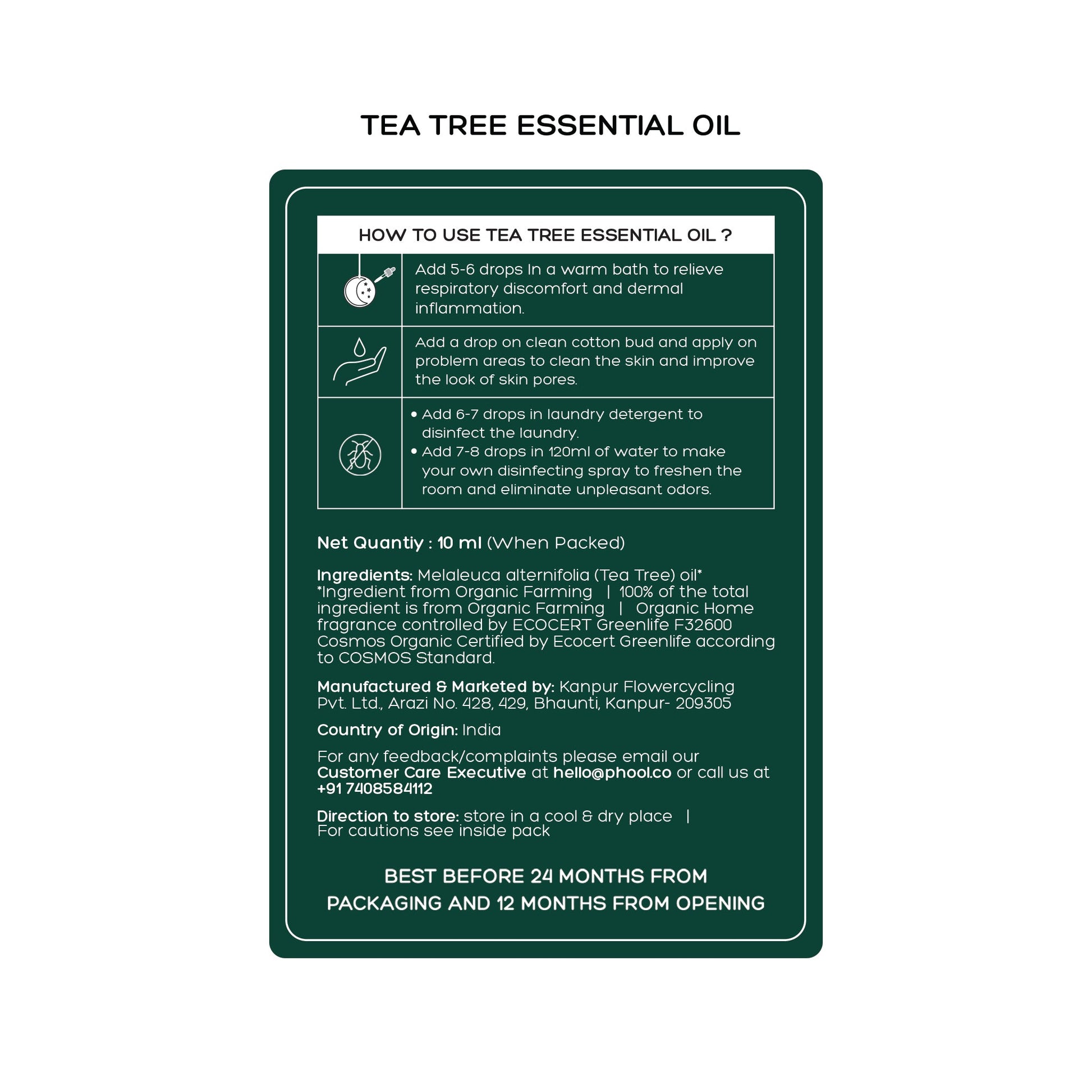 Tea Tree Essential Oil (10ml)