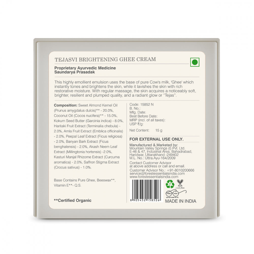 Tejasvi Brightening Ghee Cream 50 ml