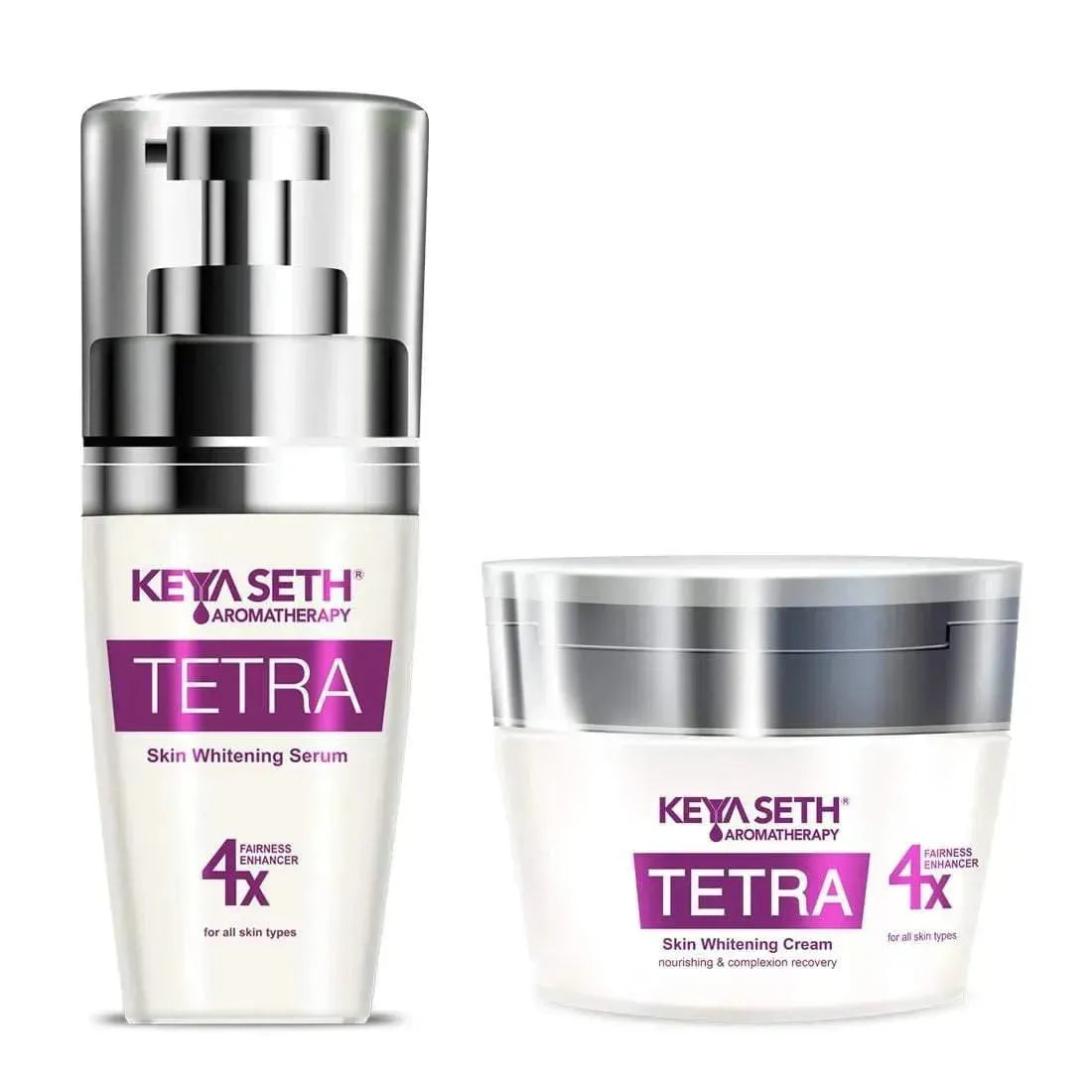 Tetra 4X Skin Whitening Combo kit for Radiant Glow & Luminous Complexion, Age Spots & Melasma 75ml
