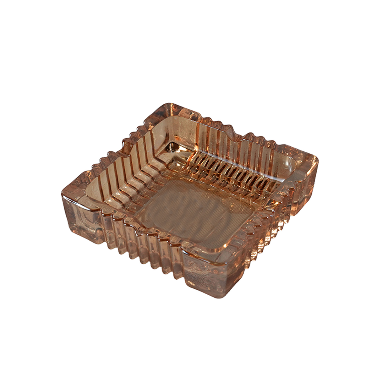 【Pure Home + Living】 Amber Decorative Centerpiece Platter｜アンバー デコラティブ センターピース プラッター｜11.8×8.9×3.9cm