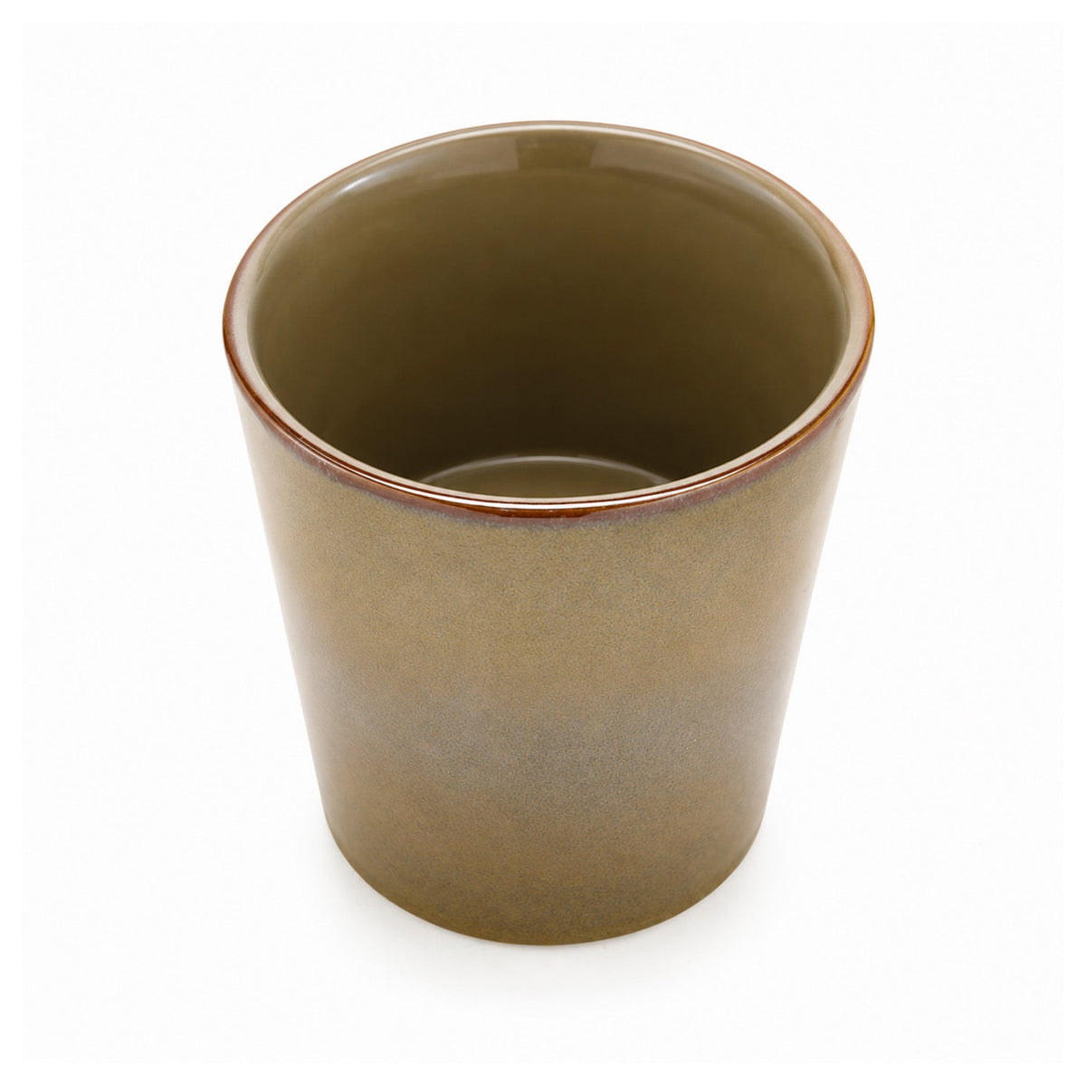 【Pure Home + Living】 Mustard Yellow Alicante Ceramic Pot Vase｜マスタードイエロー アリカンテ セラミック ポットベース（花瓶）｜9×9×10cm