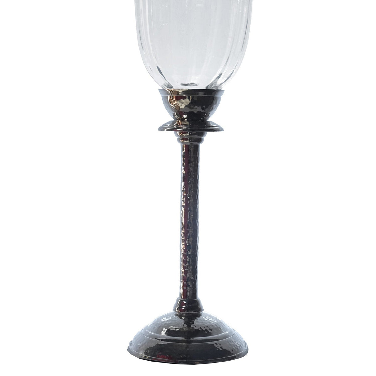 【Pure Home + Living】 Silver & Clear Votive Candle Holder｜シルバー＆クリア ボーティブ キャンドルホルダー｜10×10×29cm