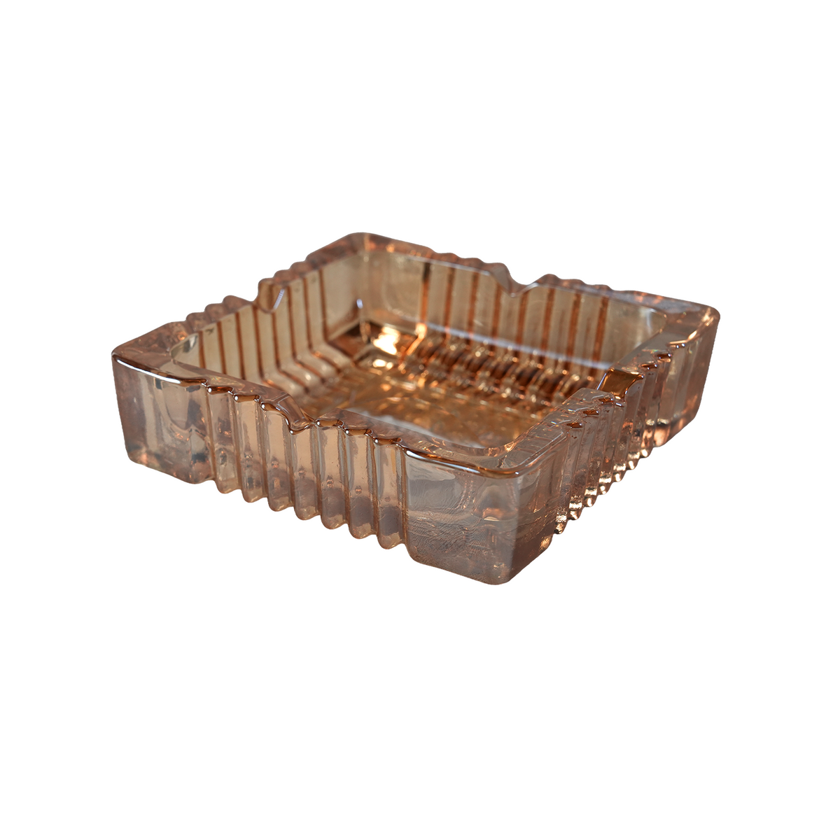 【Pure Home + Living】 Amber Decorative Centerpiece Platter｜アンバー デコラティブ センターピース プラッター｜11.8×8.9×3.9cm