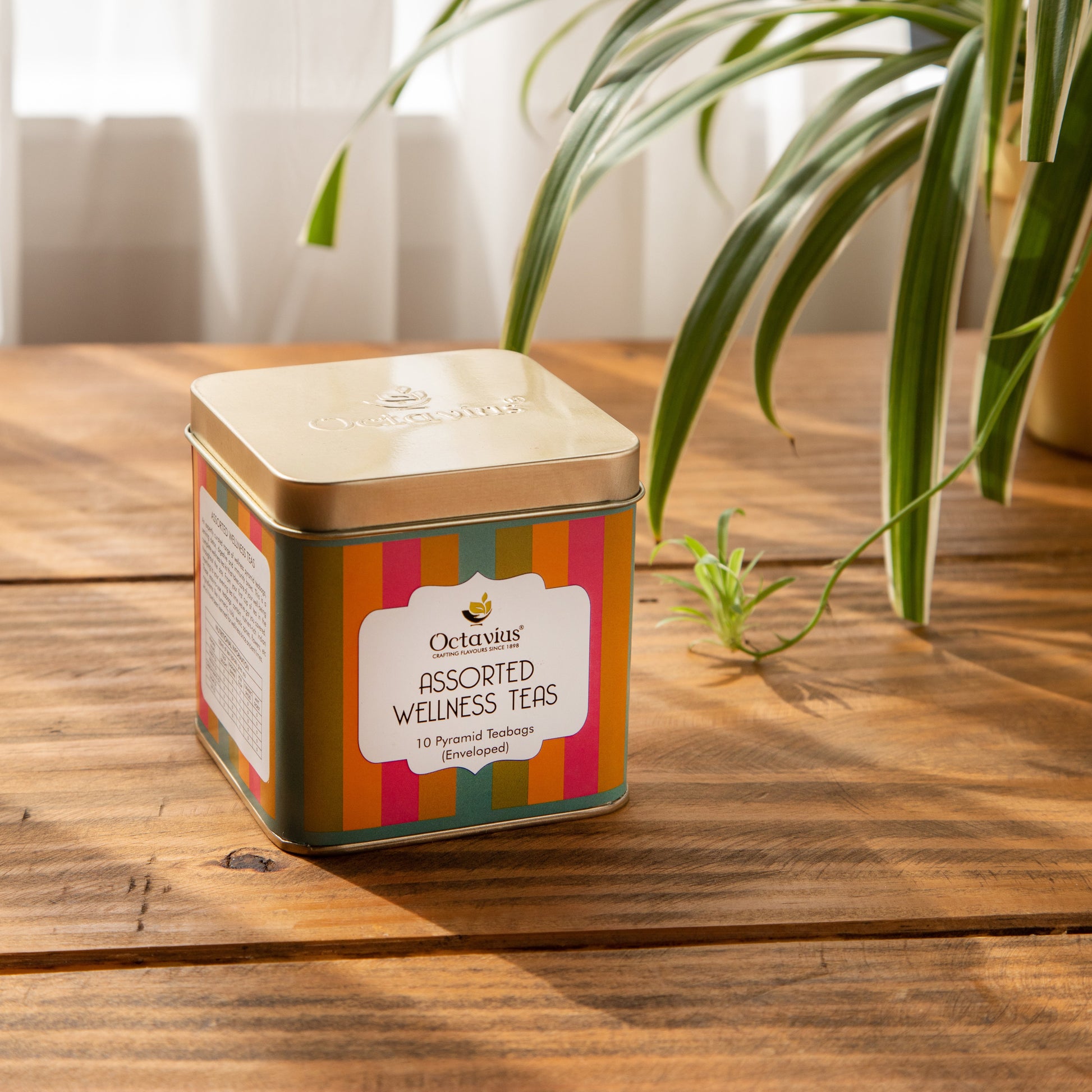 Assorted Wellness Teas (10 Pyramid Teabags) 10 Pyramid