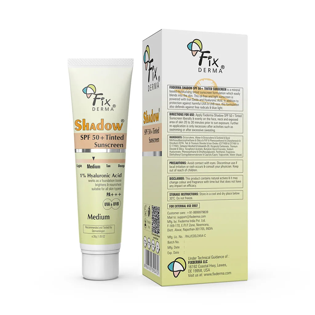 Shadow SPF 50+ Tinted Sunscreen Light