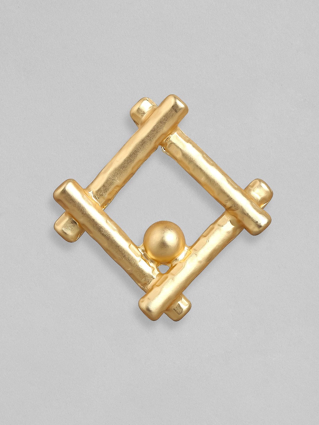 【Rubans】 Gold-Toned  White Set Of 2 Drop Earrings｜ゴールドトーン ホワイト ドロップイヤリング 2組セット