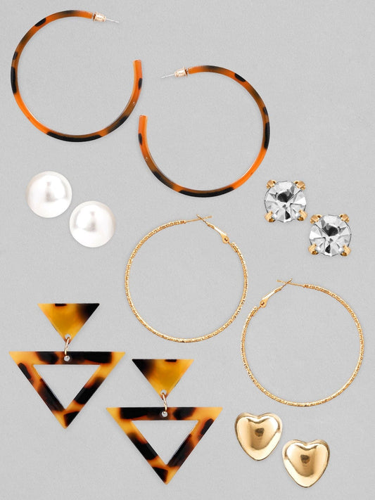 【Rubans】 Tokyo Talkies x Rubans Set of 6 Hoop Earrings and Studs｜トーキョートーキーズ × Rubans フープ＆スタッド イヤリング 6組セット
