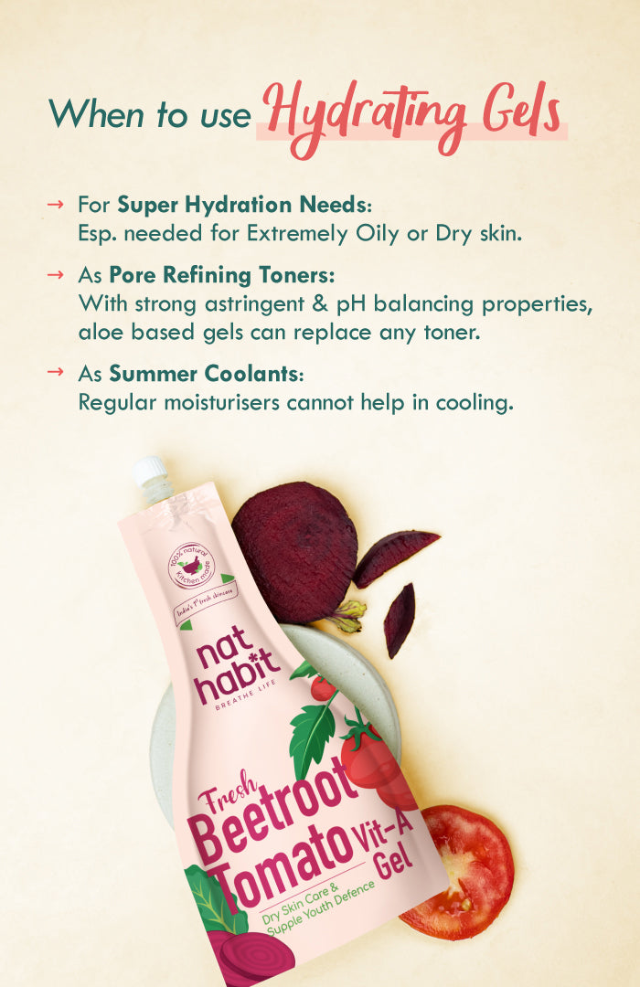 Fresh Beetroot Tomato Vit-A Gel Face Pack 80g × 2個