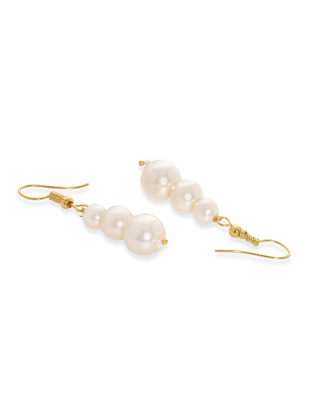 Luxe Ocean Pearl Necklace Set White