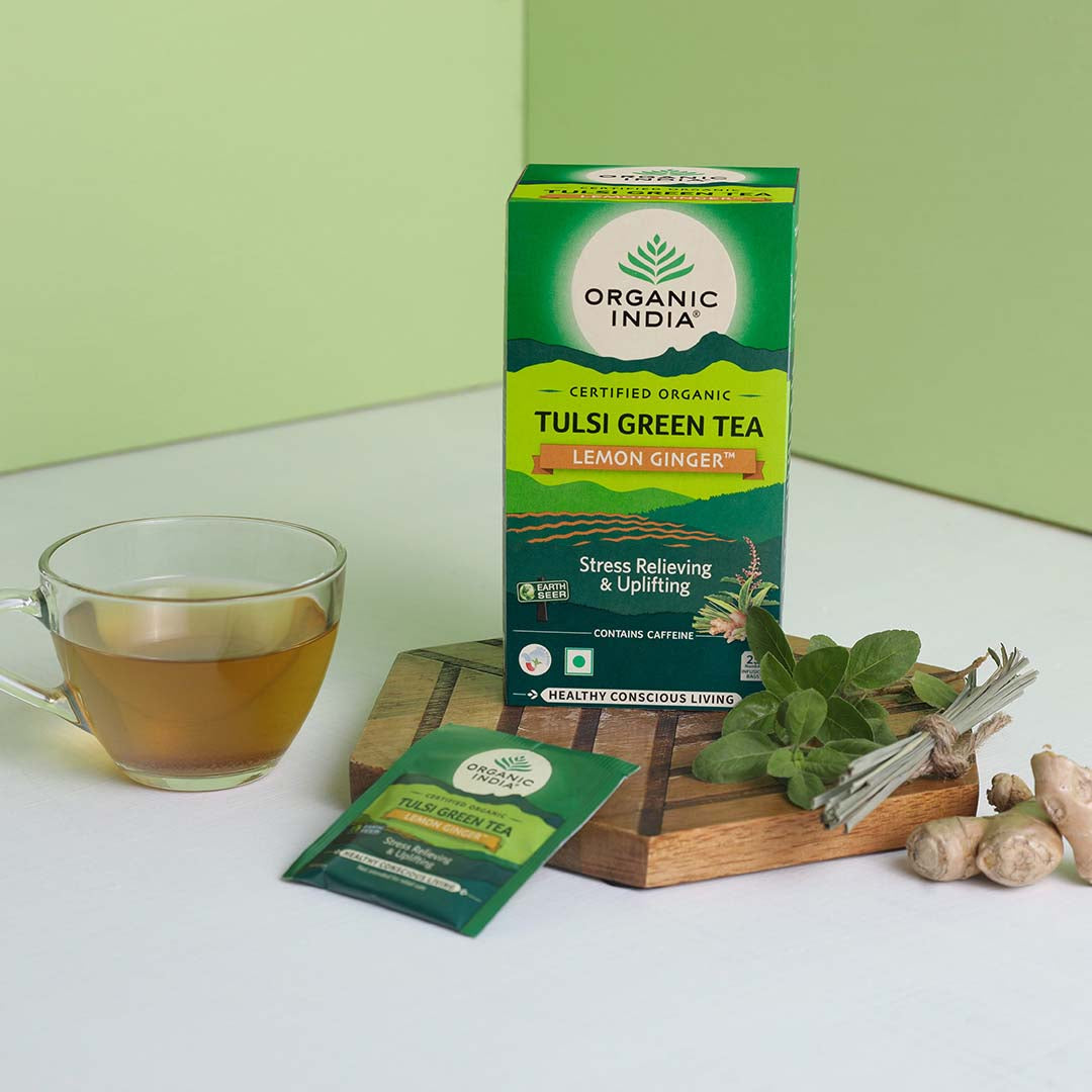 Combo Green Tea Lemon Ginger & Moringa Powder