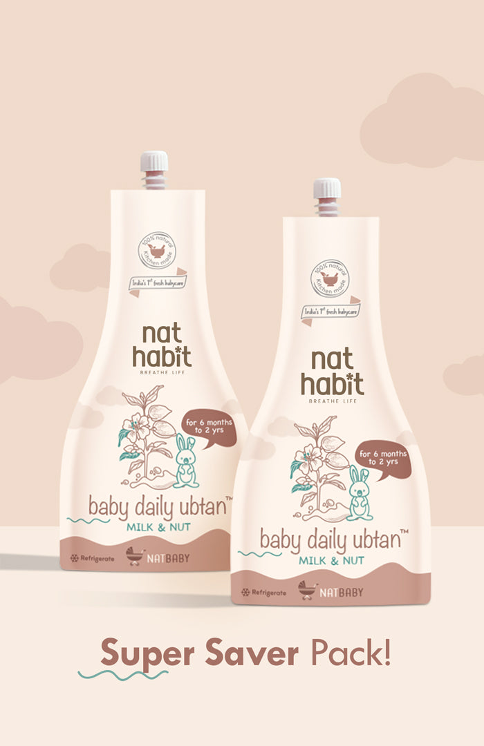 Fresh Baby Daily Ubtan - Milk & Nut 80g