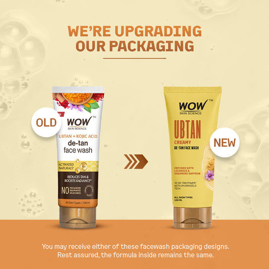 WOW Skin Science ウブタン フェイスウォッシュ 100ml