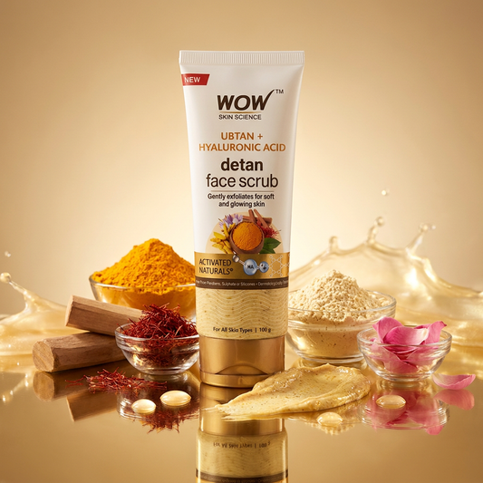 WOW Skin Science ウブタン ヒアルロン酸 デタン フェイススクラブ 100ml