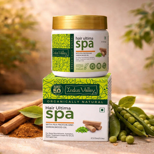 【Indus Valley】 Deep Nourishing Hair Ultima Spa For Dull and Damage Hair Treatment｜ディープナリッシング ヘアウルティマスパ ダル＆ダメージヘア トリートメント｜175ml
