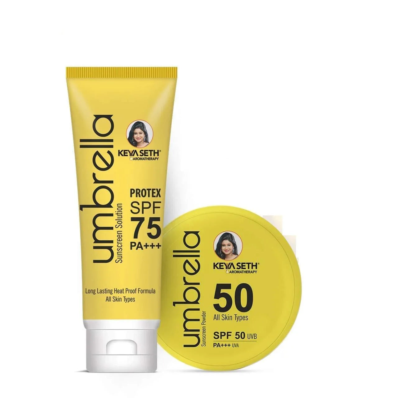 Umbrella Sunscreen Advance Treatment Kit SPF 75 Solution + SPF 50 Powder 150ml