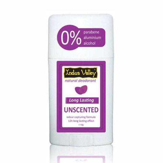 Unscented Natural Deodorant Stick for Men & Women - 50g 50 g