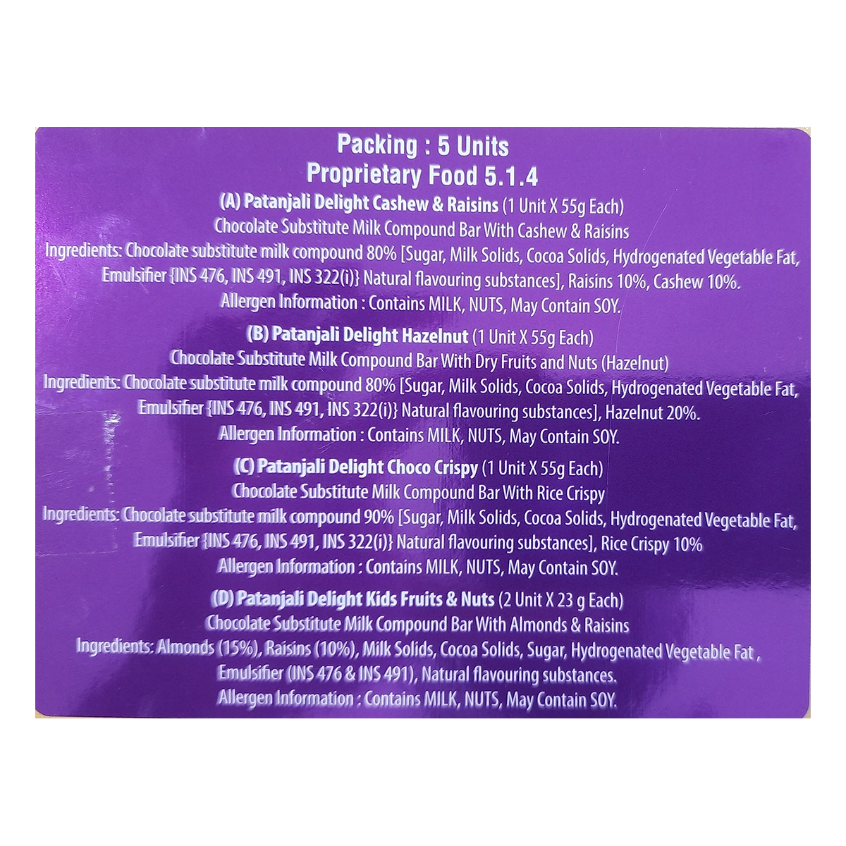 Patanjali Utsav Chocolate-4 Nos