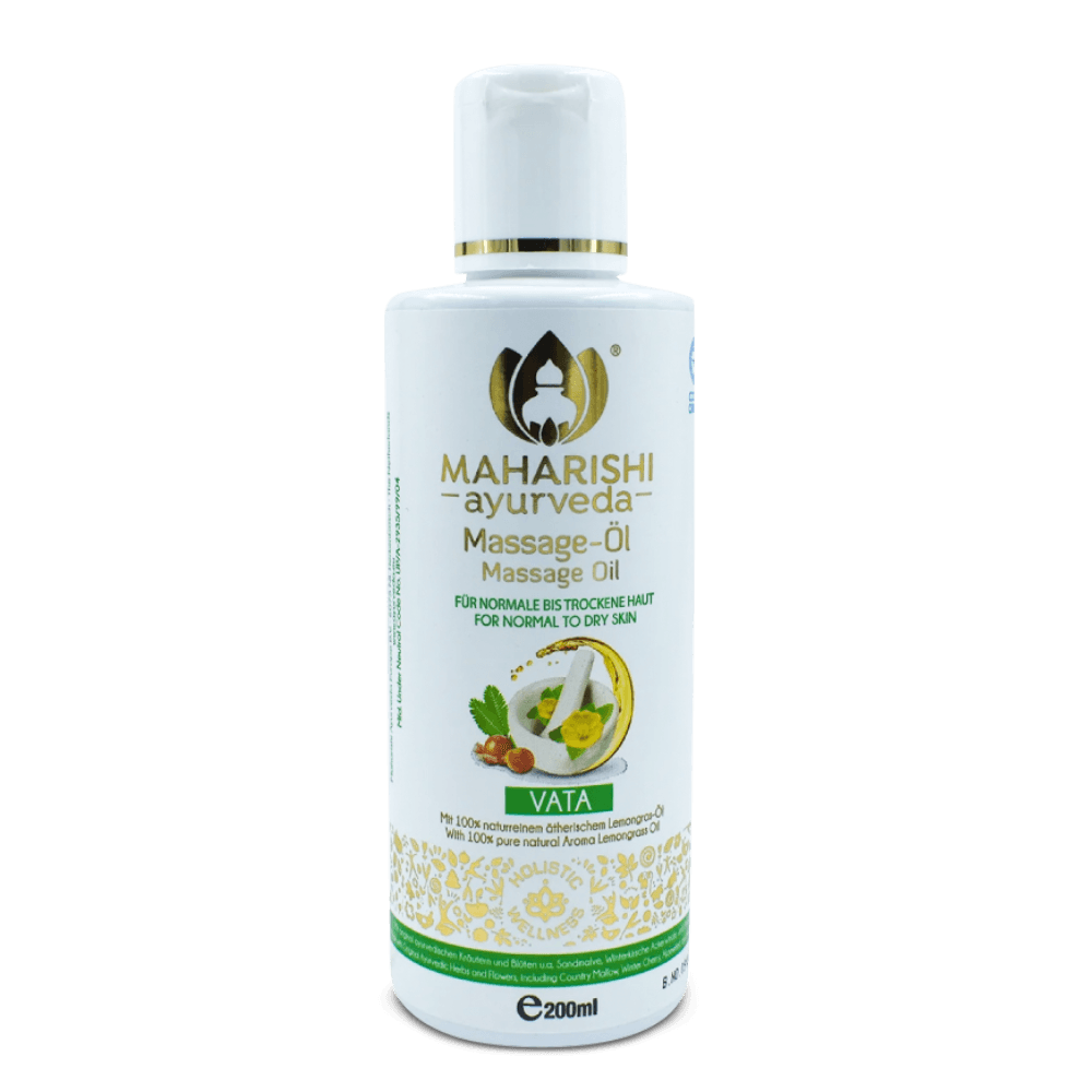 Vata Massage Oil - For normal to dry skin and mixed skin type (200 ml)