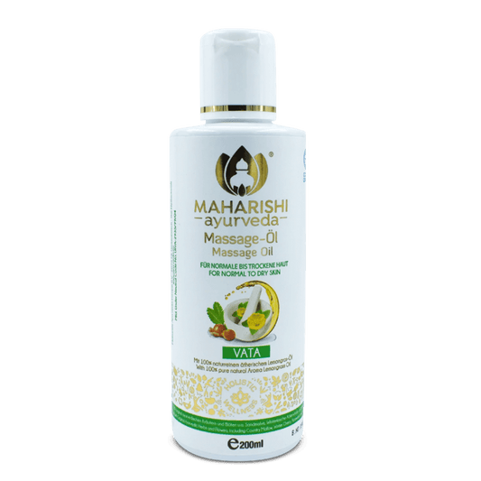 Vata Massage Oil - For normal to dry skin and mixed skin type (200 ml)