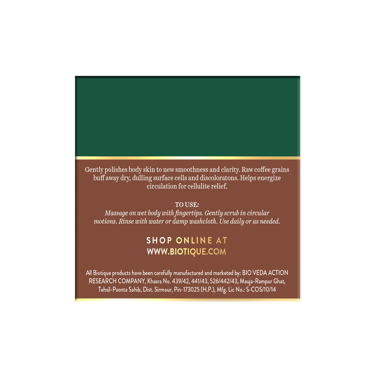 Coffee Energizing body scrub 100gm