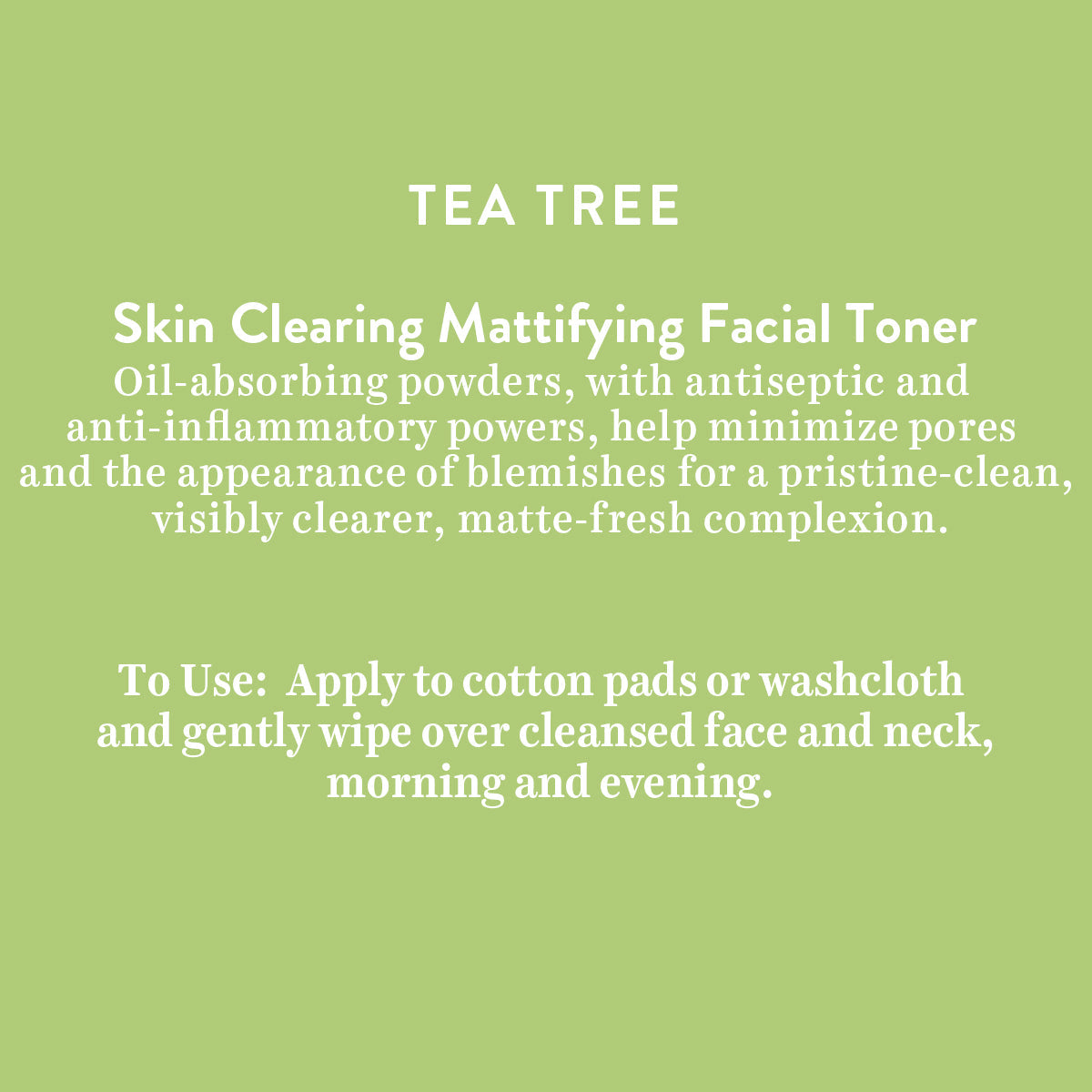 Tea Tree Facial Toner 120ml