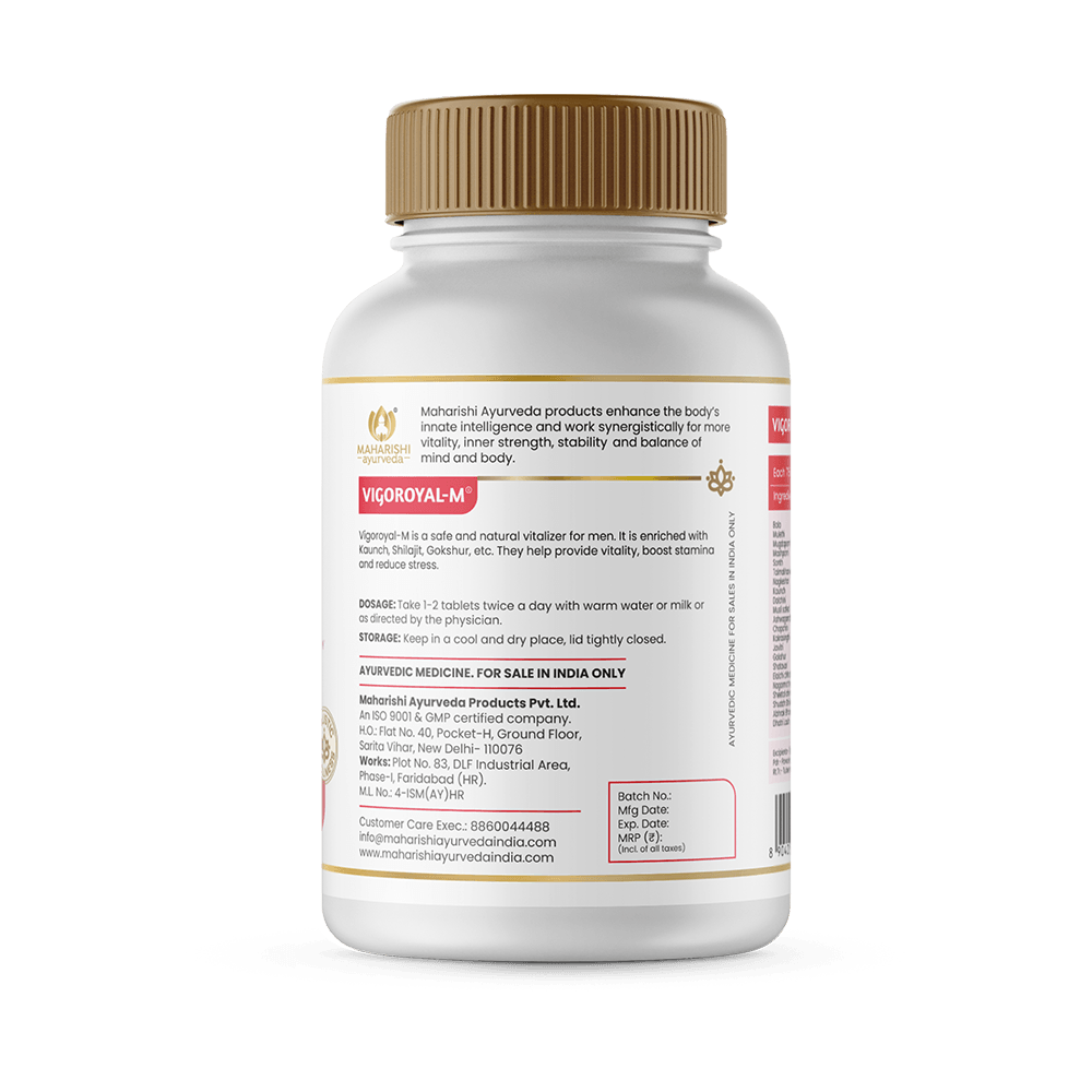 Maharishi Ayurveda Vigoroyal-M – Boost Stamina, Strength & Vitality
