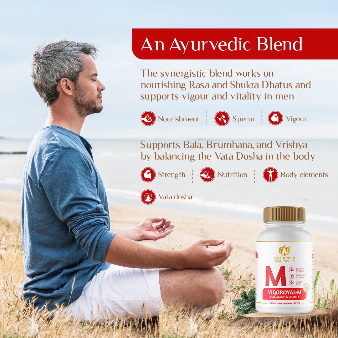 Maharishi Ayurveda Vigoroyal-M – Boost Stamina, Strength & Vitality