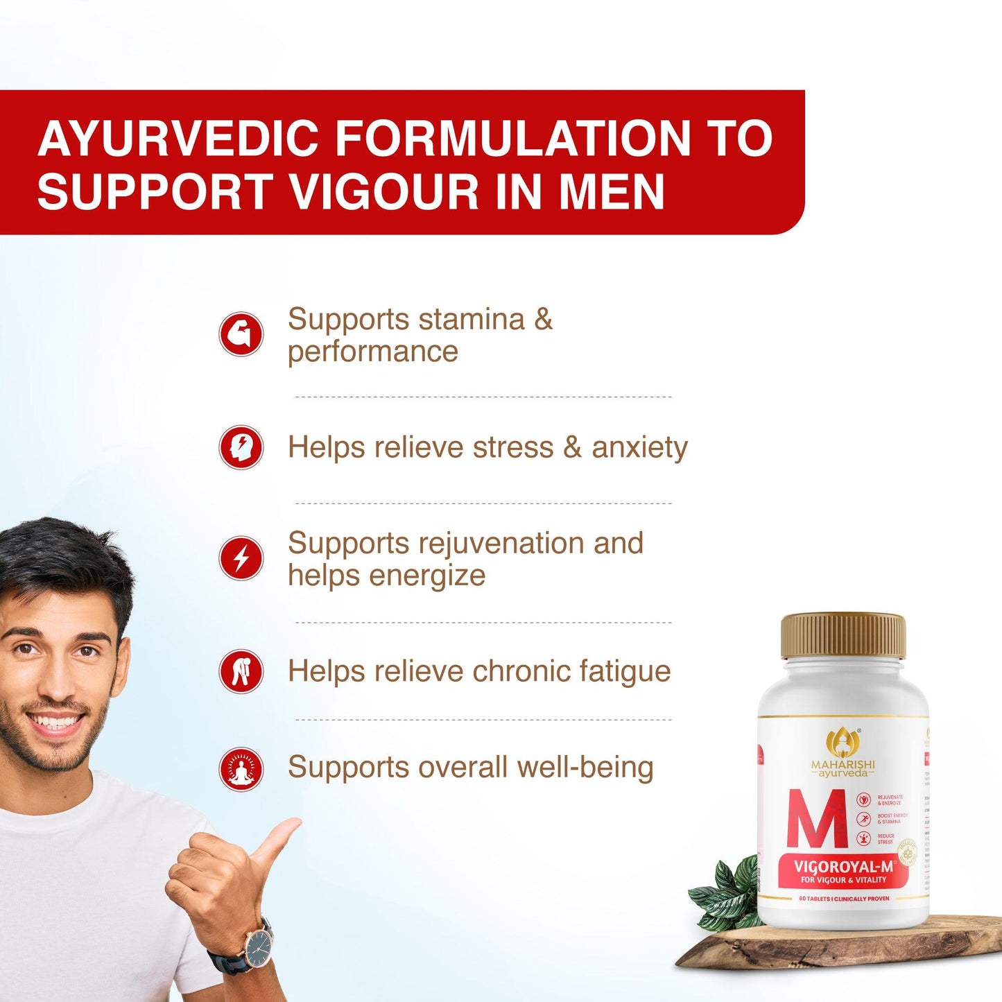 Maharishi Ayurveda Vigoroyal-M – Boost Stamina, Strength & Vitality