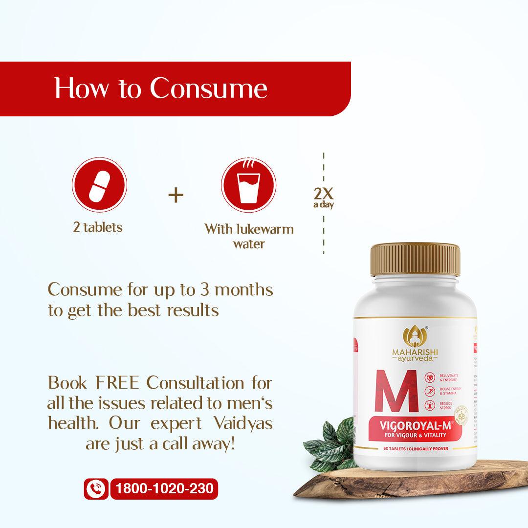 Maharishi Ayurveda Vigoroyal-M – Boost Stamina, Strength & Vitality