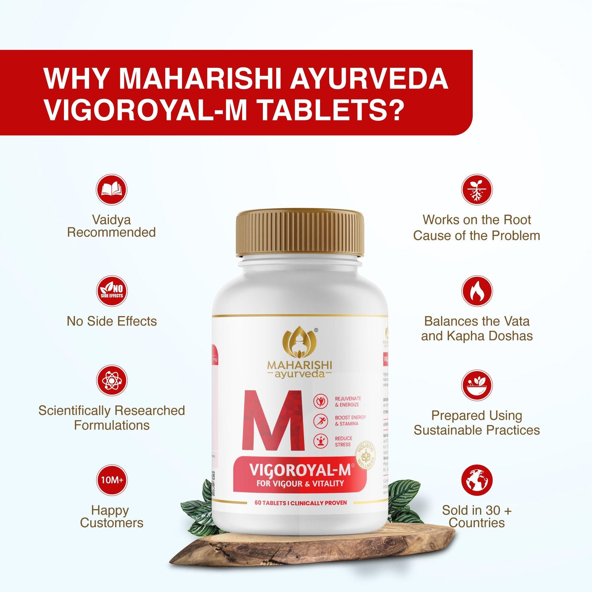 Maharishi Ayurveda Vigoroyal-M – Boost Stamina, Strength & Vitality