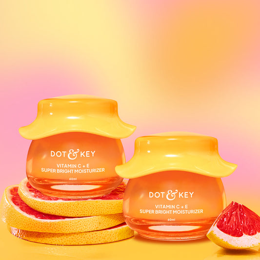 【Dot & Key】 Vitamin C + E Moisturizer, Pack of 2｜ビタミンC + E モイスチャライザー 2個セット｜120ml