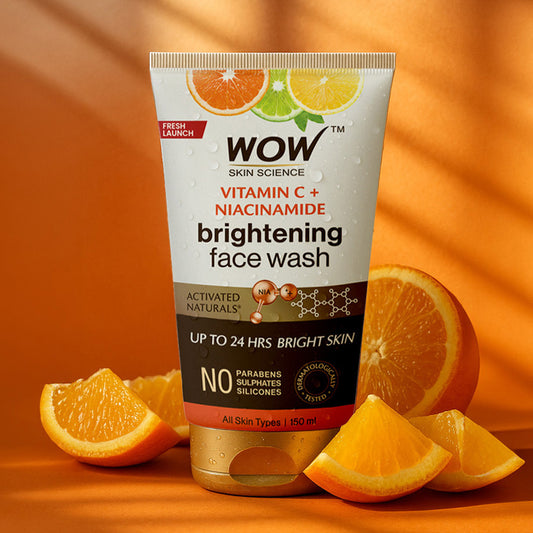 【WOW Skin Science】 Vitamin C Face Wash 100ml Tube 150ml, Buy 2 (2 tubes)