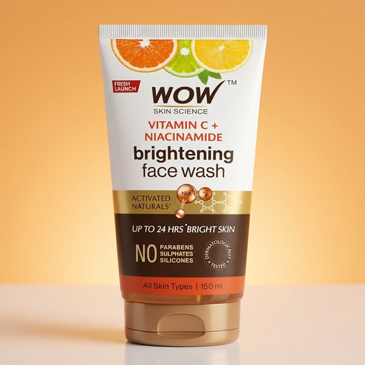 【WOW Skin Science】 Vitamin C Face Wash 100ml Tube Pack of 1