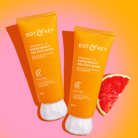 【Dot & Key】 Vitamin C Gel Face Wash - Pack of 2｜ビタミンC ジェル フェイスウォッシュ 2個セット｜350ml