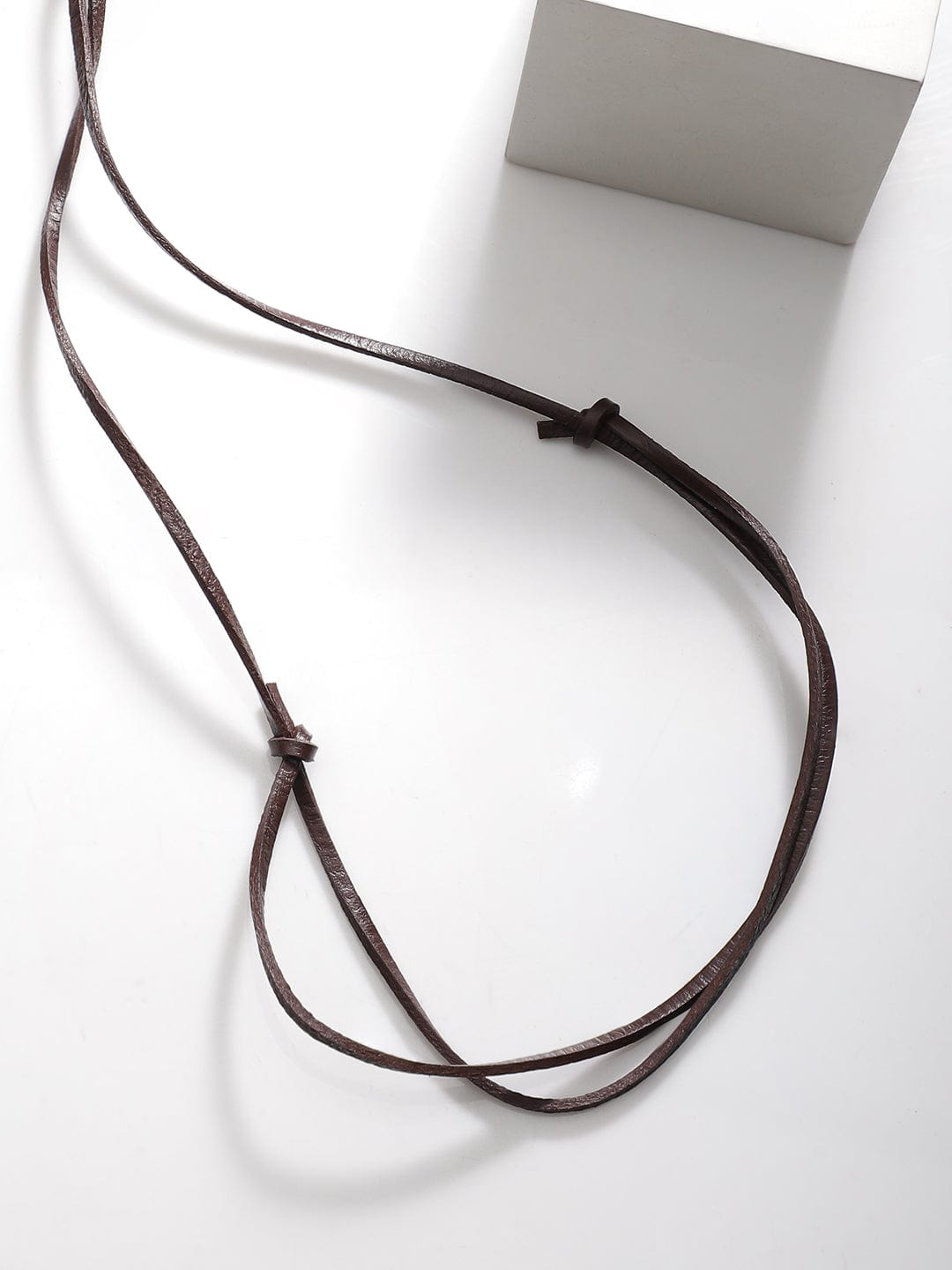 【Rubans】 Voguish Men Grenade Pendant with Brown Leather Adjustable Necklace｜メンズ グレネード ペンダント ブラウンレザー アジャスタブル ネックレス｜フリーサイズ