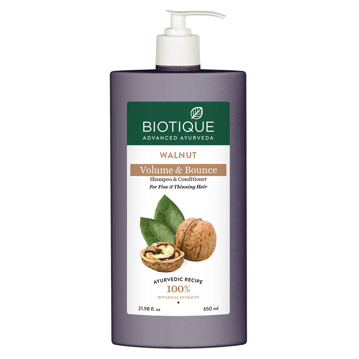 Walnut Volume & Bounce Shampoo and Conditioner