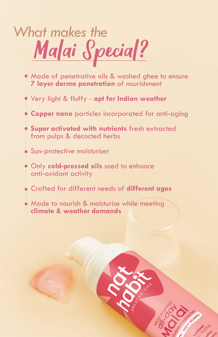 48HR Malai Moisturiser - 20-35Yrs - Hot Humid Weather 50g