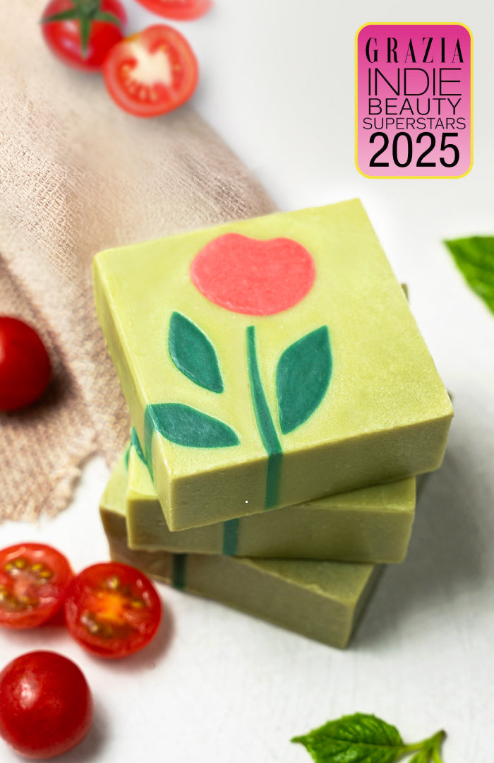 Cold Processed Tomato Basil AHA-BHA Moisturising Soap 125g x 2