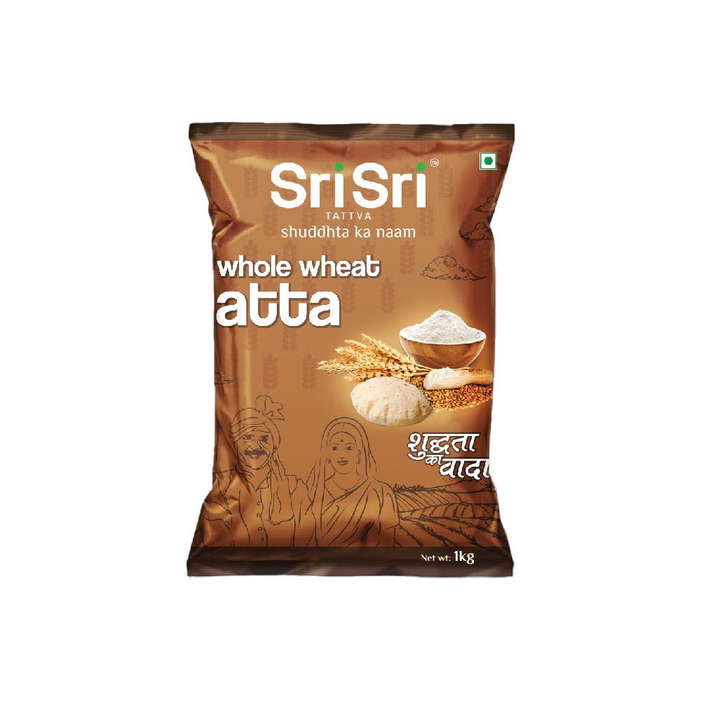 【Sri Sri Tattva】 Whole Wheat Atta｜ 全粒小麦アタ粉｜ 1kg