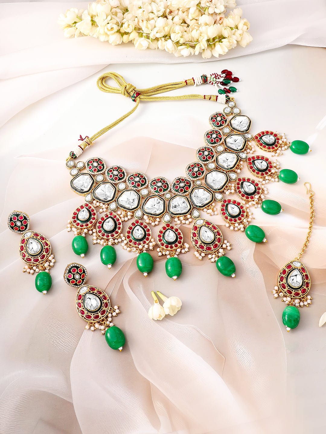 Whispers of Royal Bloom Necklace Set フリーサイズ