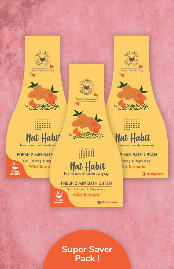 Wild Turmeric Bath Ubtan 80g x 2