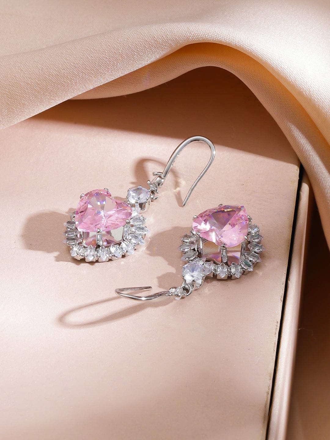 Wings of Freedom Crystal Necklace Set - Pink フリーサイズ