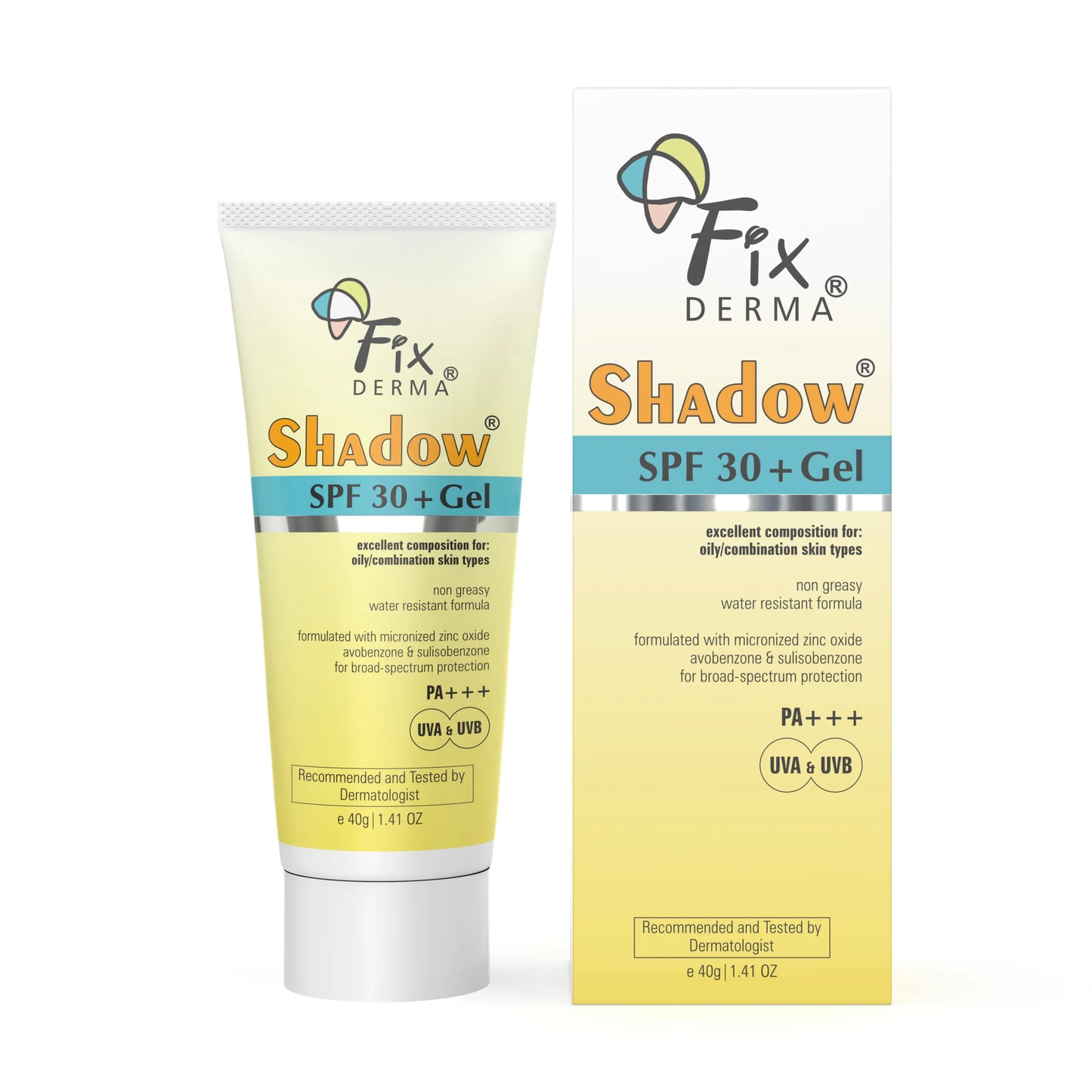 Shadow SPF 30+ Gel - 40g Pack of 2 40gx2