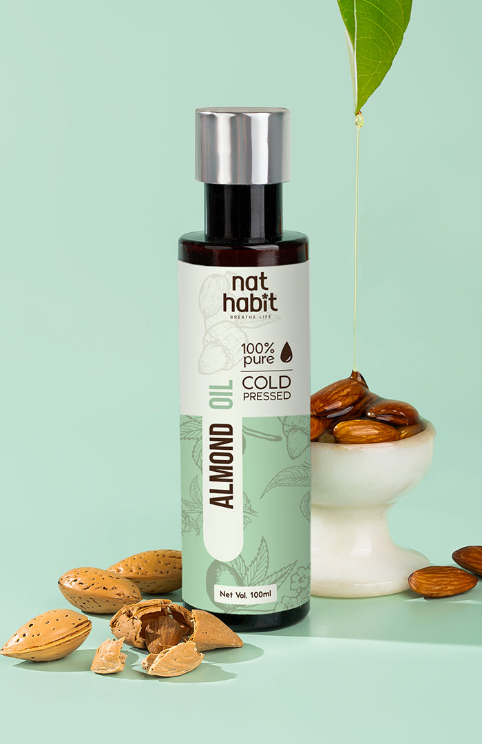 Pure Cold Pressed Almond (Badam) Oil 50ml