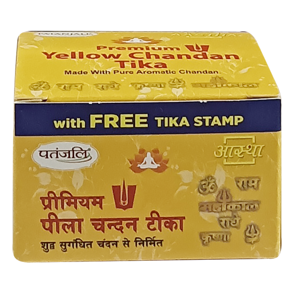Aastha Yellow Chandan Geela Tika